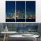 Designart - San Francisco Skyline at Night - Cityscape Canvas Print